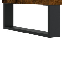 Produktbild för Skänk rökfärgad ek 69,5x34x90 cm konstruerat trä
