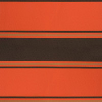 Miniatyr av produktbild för Automatisk infällbar markis orange och brun 4x3 m