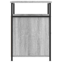 Produktbild för Sängbord 2 st grå sonoma 40x42x60 cm konstruerat trä