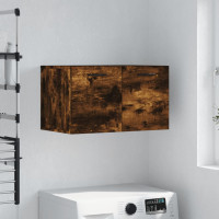 Produktbild för Väggskåp rökfärgad ek 60x36,5x35 cm konstruerat trä
