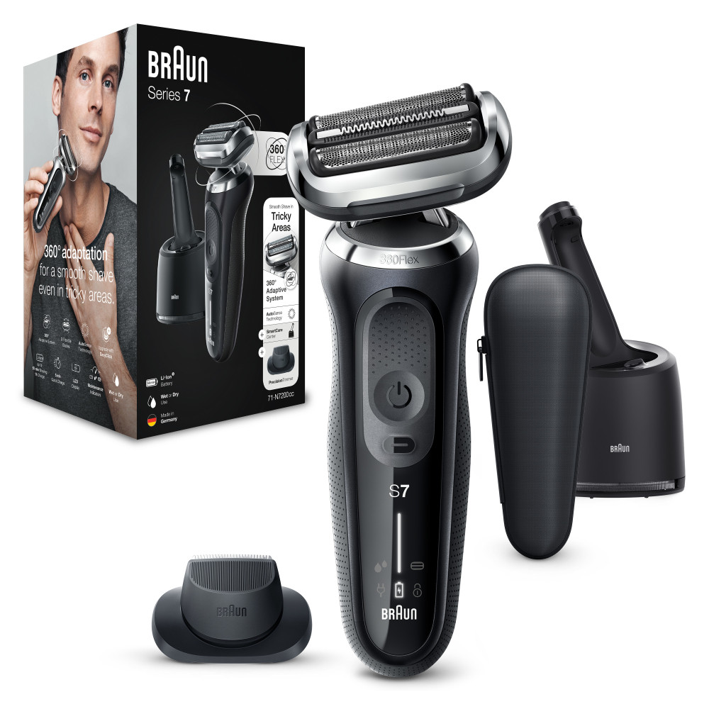 Produktbild för Braun Series 7 71-N7200cc Folierakapparat Trimmer Svart