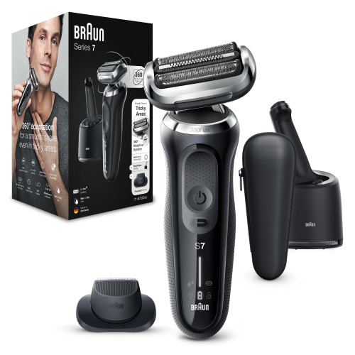 Braun Braun Series 7 71-N7200cc Folierakapparat Trimmer Svart
