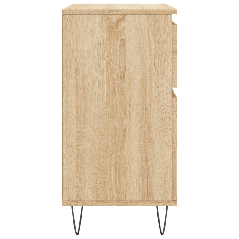 Produktbild för Byrå sonoma-ek 60x35x70 cm konstruerat trä