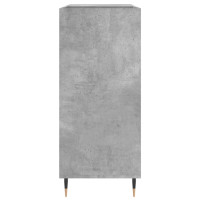 Produktbild för Stereobänk betong-grå 84,5x38x89 cm konstruerat trä