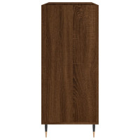 Produktbild för Stereobänk brun ek 84,5x38x89 cm konstruerat trä