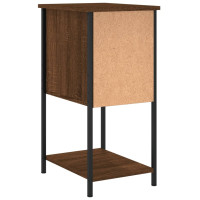 Miniatyr av produktbild för Sängbord 2 st brun ek 32x42x70 cm konstruerat trä