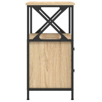 Produktbild för Sängbord 2 st sonoma-ek 34x35,5x70 cm konstruerat trä