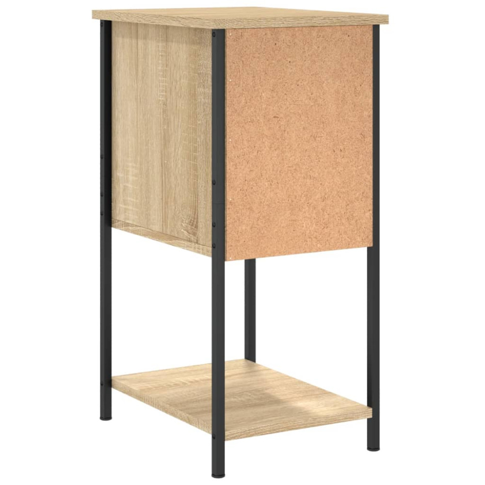 Produktbild för Sängbord 2 st sonoma-ek 32x42x70 cm konstruerat trä