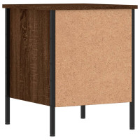 Produktbild för Sängbord 2 st brun ek 40x42x50 cm konstruerat trä