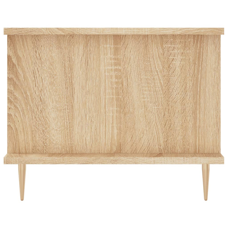 Produktbild för Soffbord sonoma-ek 90x50x40 cm konstruerat trä