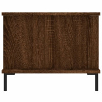 Produktbild för Soffbord brun ek 90x50x40 cm konstruerat trä