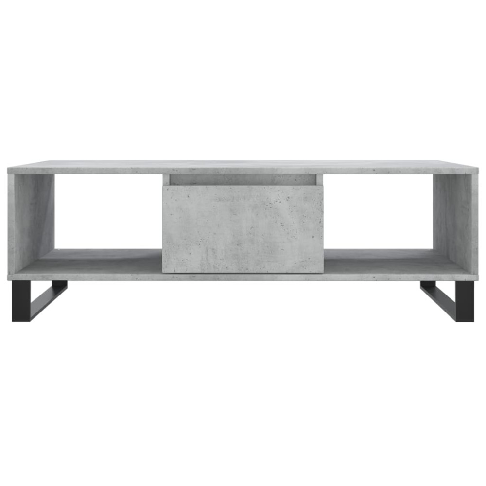 Produktbild för Soffbord betonggrå 104x60x35 cm konstruerat trä