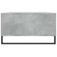 Produktbild för Soffbord betonggrå 104x60x35 cm konstruerat trä
