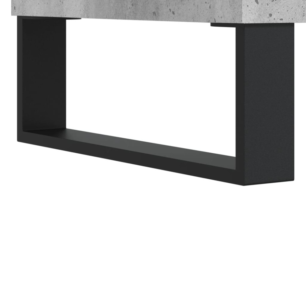Produktbild för Soffbord betonggrå 104x60x35 cm konstruerat trä