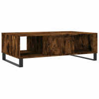 Produktbild för Soffbord rökfärgad ek 104x60x35 cm konstruerat trä