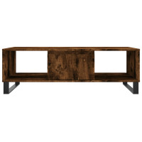 Produktbild för Soffbord rökfärgad ek 104x60x35 cm konstruerat trä