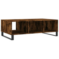 Produktbild för Soffbord rökfärgad ek 104x60x35 cm konstruerat trä