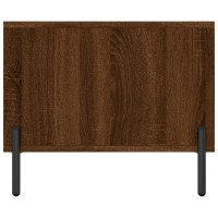 Produktbild för Soffbord brun ek 90x50x40 cm konstruerat trä
