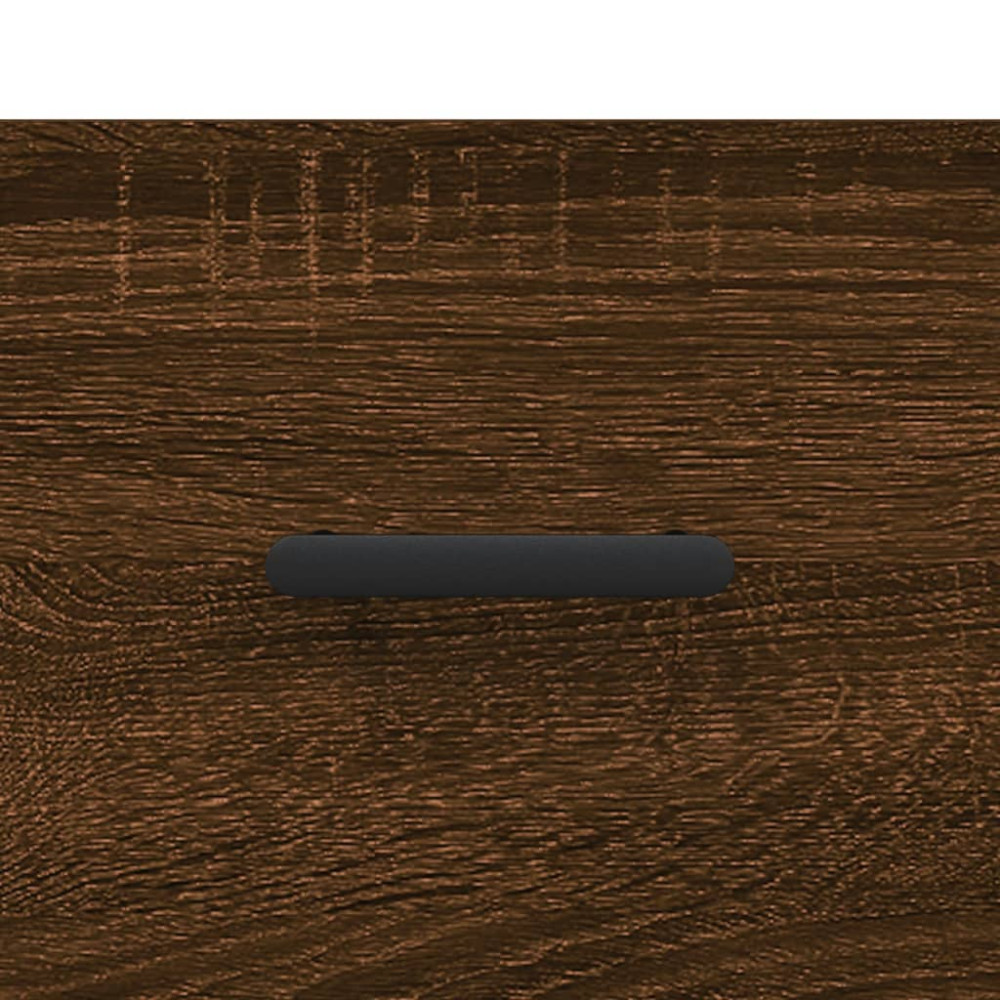 Produktbild för Soffbord brun ek 90x50x40 cm konstruerat trä