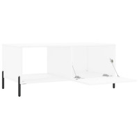 Produktbild för Soffbord vit 90x50x40 cm konstruerat trä