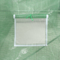Miniatyr av produktbild för Växthus med stålram grön 60 m² 12x5x2,3 m
