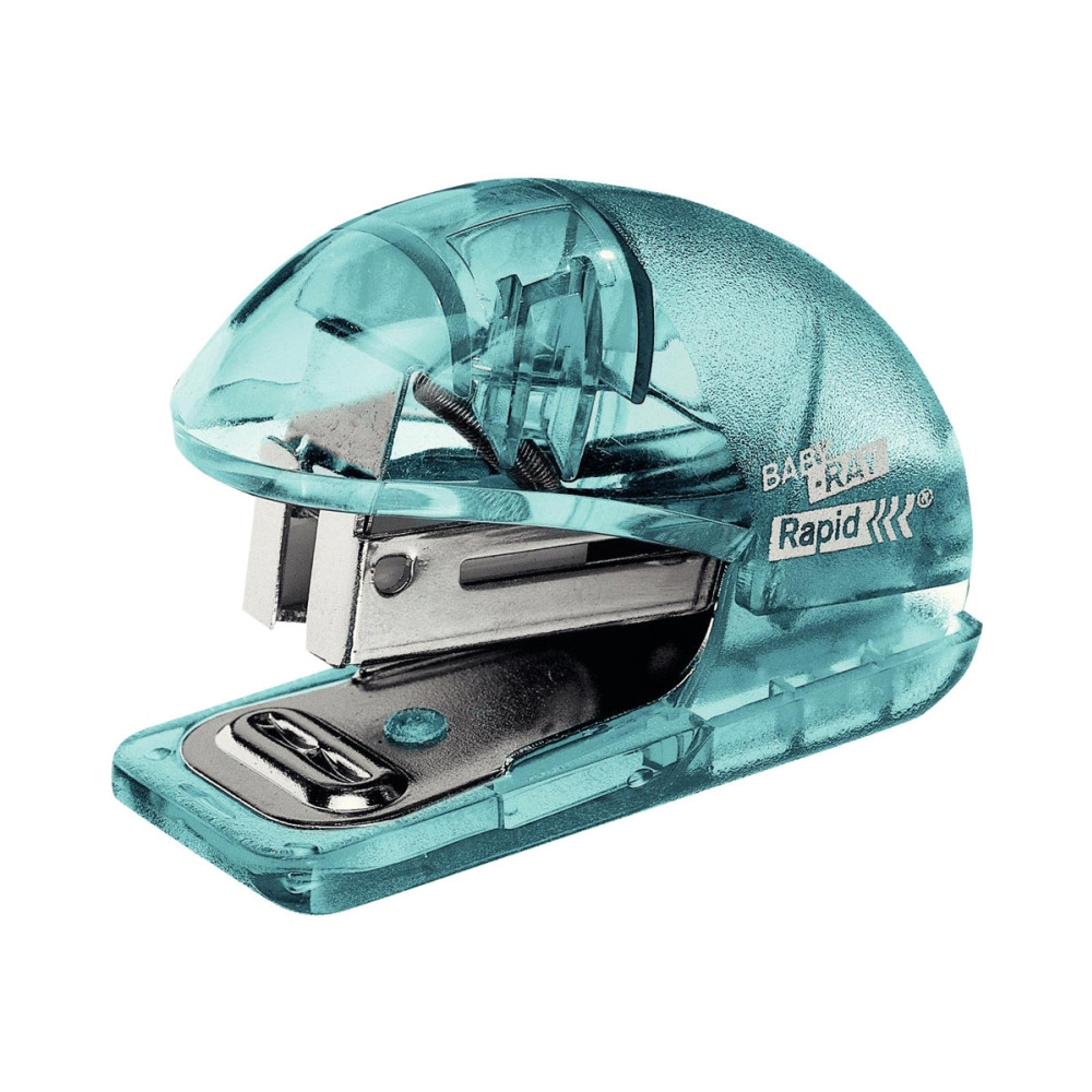 Produktbild för Rapid Colour'Ice F4 Mini - häftapparat - 10 ark - metall, ABS-plast - blå