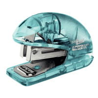 Produktbild för Rapid Colour'Ice F4 Mini - häftapparat - 10 ark - metall, ABS-plast - blå