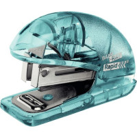 Produktbild för Rapid Colour'Ice F4 Mini - häftapparat - 10 ark - metall, ABS-plast - blå