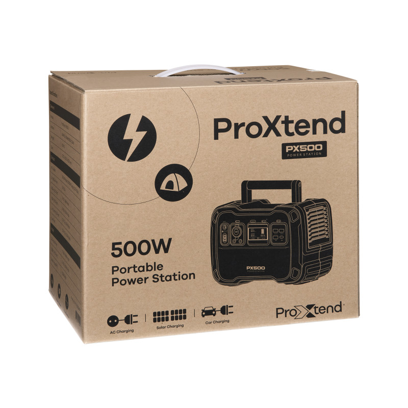 Produktbild för ProXtend PX500 bärbar kraftstation 9 Litiumjärnfosfat (LiFePo4) 192000 mAh 600 W 8 kg