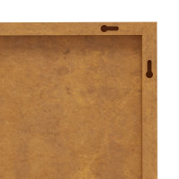 Produktbild för Väggdekoration 105x55 cm rosttrögt stål bambudesign
