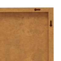 Produktbild för Väggdekoration 105x55 cm rosttrögt stål bambudesign