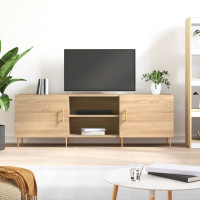 Produktbild för Tv-bänk sonoma ek 150x30x50 cm konstruerat trä