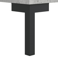 Produktbild för Skänk betonggrå 100x36x60 cm konstruerat trä