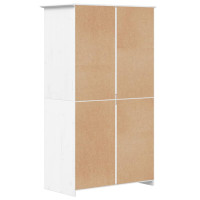 Produktbild för Klädskåp BODO vit 99x53,5x173 cm massiv furu