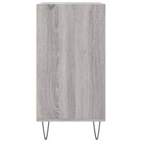 Produktbild för Förvaringshylla grå sonoma 57x35x70 cm konstruerat trä