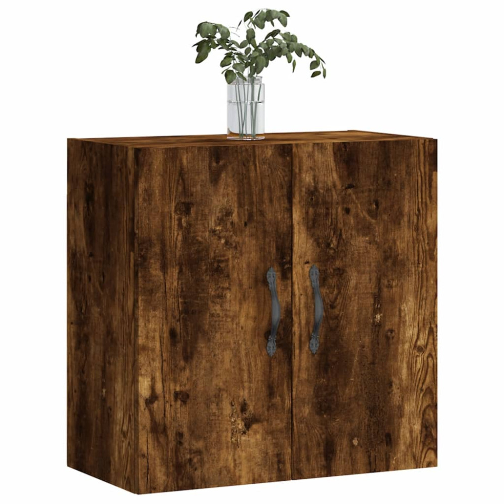 Produktbild för Väggskåp rökfärgad ek 60x31x60 cm konstruerat trä