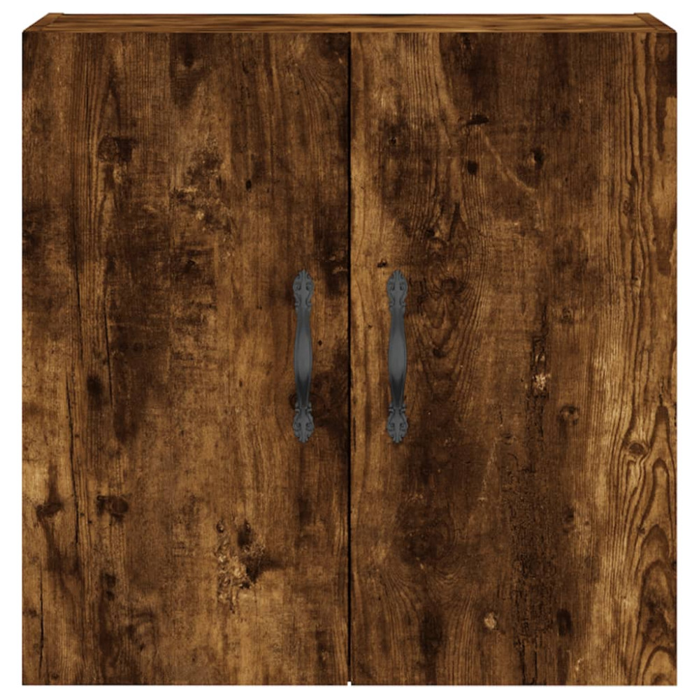 Produktbild för Väggskåp rökfärgad ek 60x31x60 cm konstruerat trä