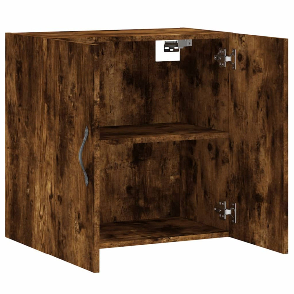 Produktbild för Väggskåp rökfärgad ek 60x31x60 cm konstruerat trä