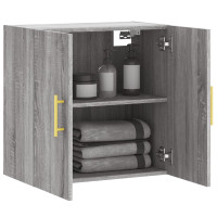 Produktbild för Väggskåp grå sonoma 60x31x60 cm konstruerat trä