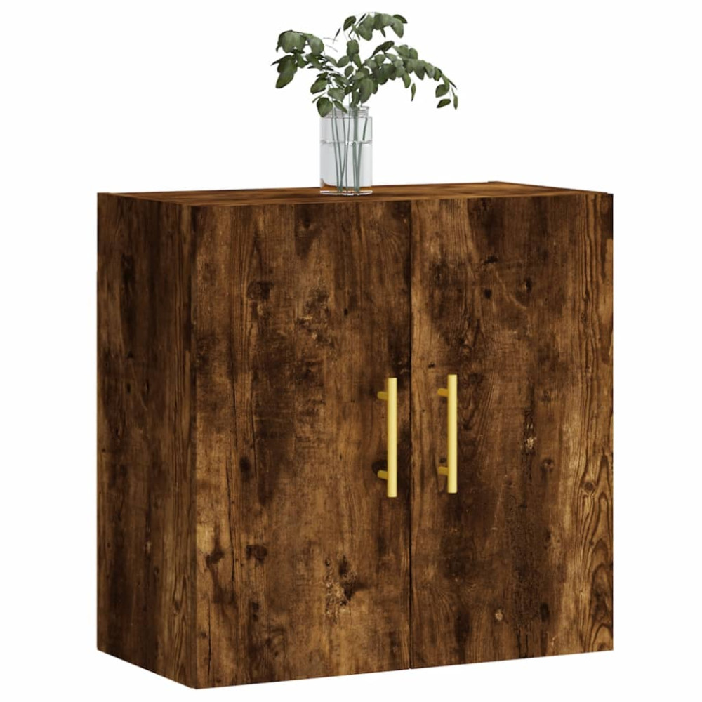 Produktbild för Väggskåp rökfärgad ek 60x31x60 cm konstruerat trä