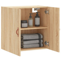 Produktbild för Väggskåp sonoma-ek 60x31x60 cm konstruerat trä