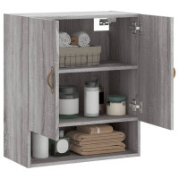 Produktbild för Väggskåp grå sonoma 60x31x70 cm konstruerat trä
