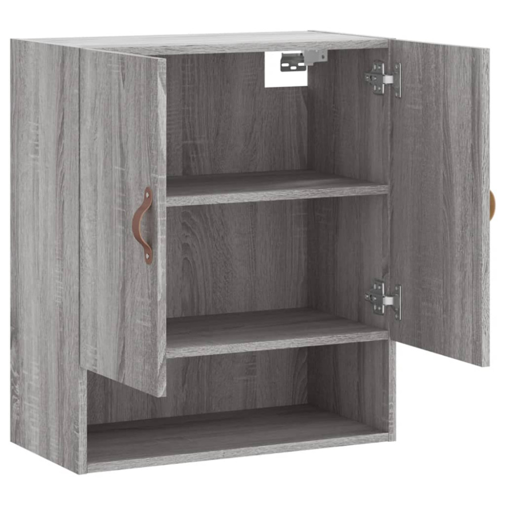 Produktbild för Väggskåp grå sonoma 60x31x70 cm konstruerat trä