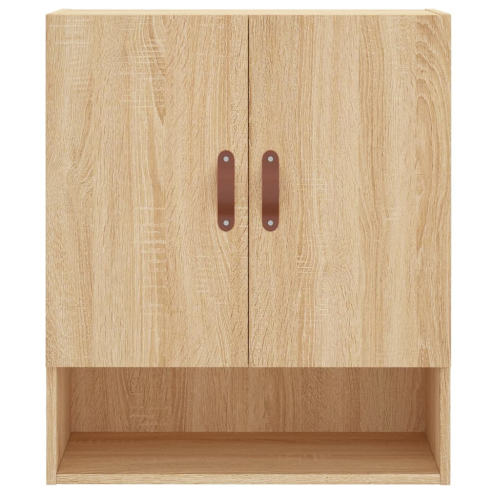 Produktbild för Väggskåp sonoma-ek 60x31x70 cm konstruerat trä