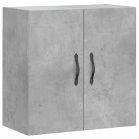 Produktbild för Väggskåp betonggrå 60x31x60 cm konstruerat trä