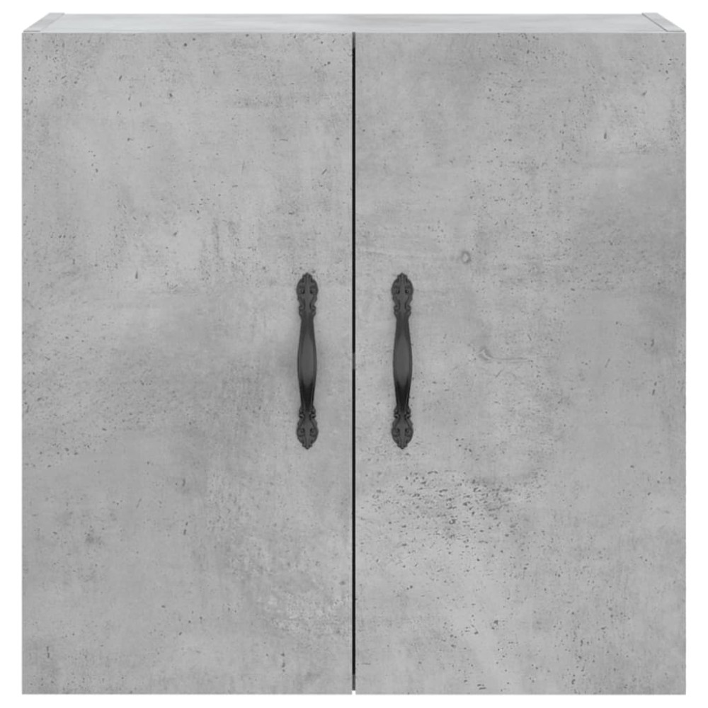 Produktbild för Väggskåp betonggrå 60x31x60 cm konstruerat trä