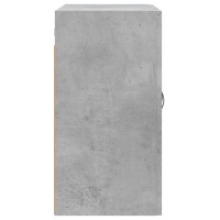Produktbild för Väggskåp betonggrå 60x31x60 cm konstruerat trä