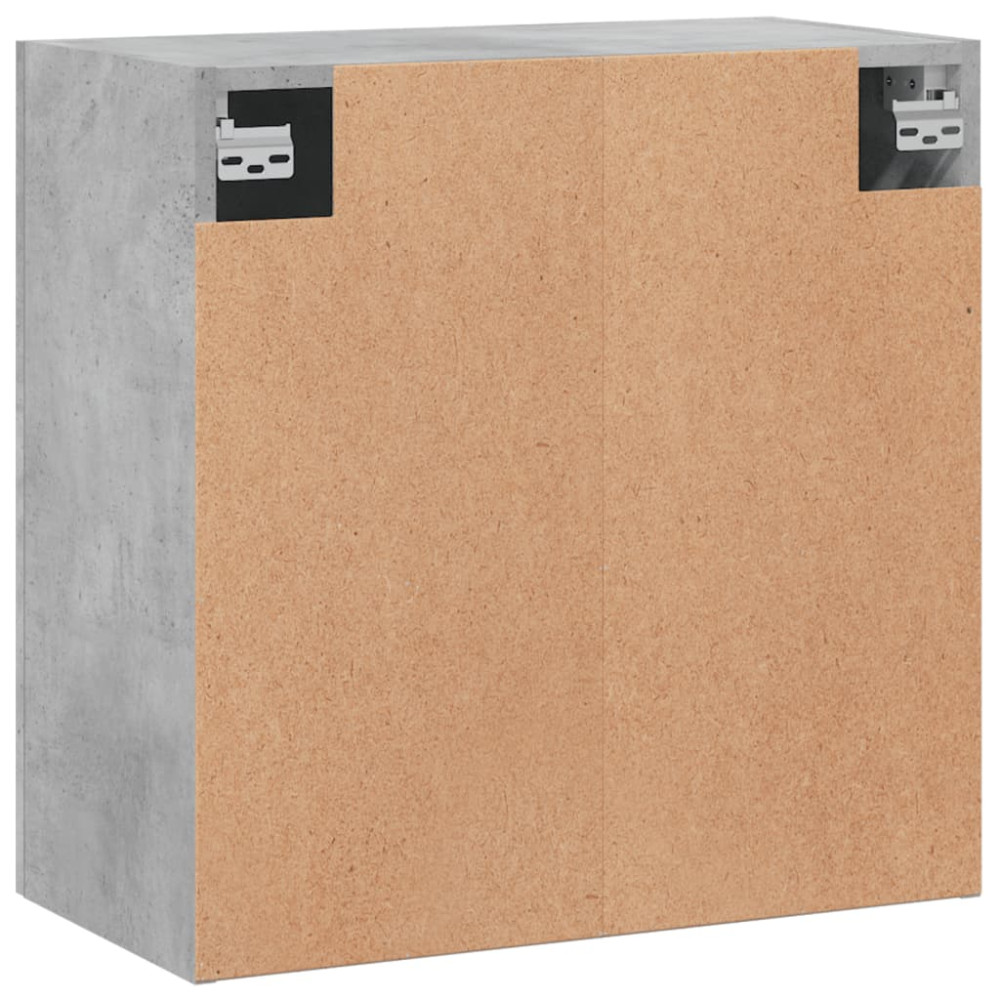 Produktbild för Väggskåp betonggrå 60x31x60 cm konstruerat trä