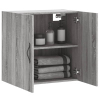 Produktbild för Väggskåp grå sonoma 60x31x60 cm konstruerat trä
