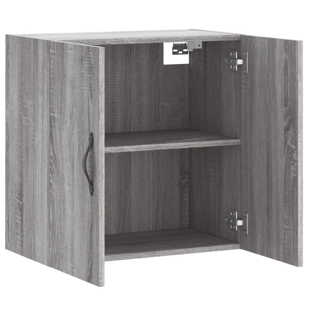 Produktbild för Väggskåp grå sonoma 60x31x60 cm konstruerat trä